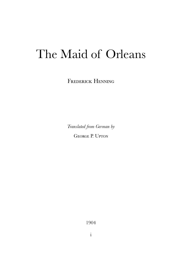 Thumbnail of Maid Of Orleans